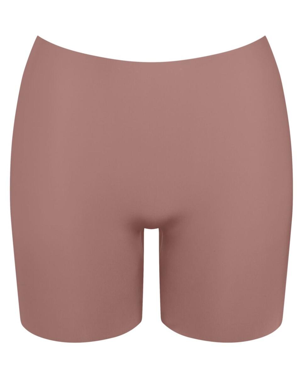 Calças de Ciclista de Cintura Subida Rosa-4