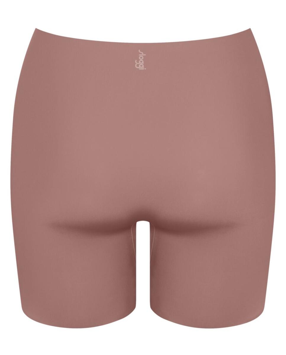 Calças de Ciclista de Cintura Subida Rosa-5