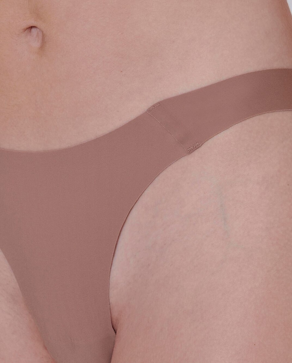 Cueca Tipo Tanga Castanho-3