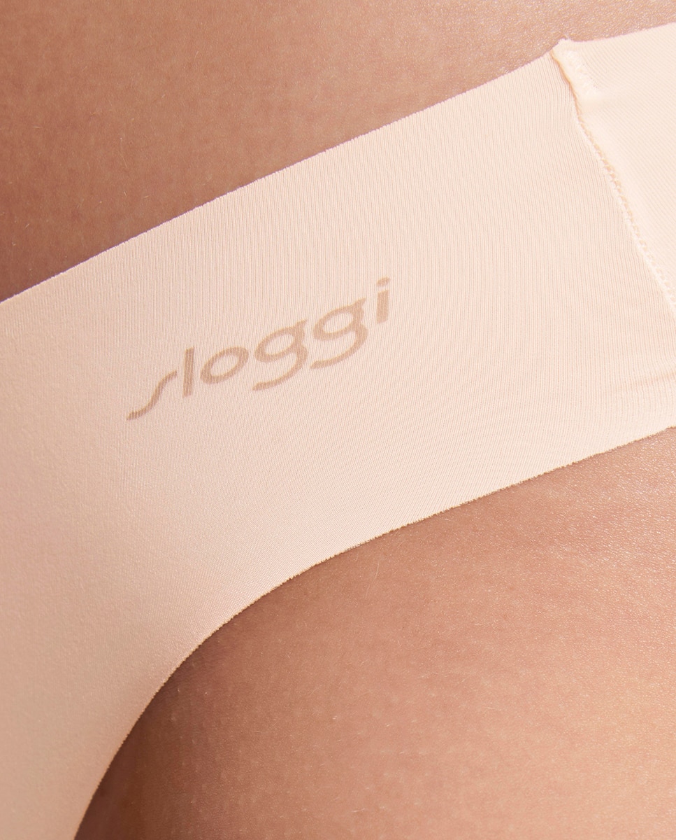 Cueca Culotte Tipo Tanga sem Costuras e em Microfibra Reciclada Natural-3