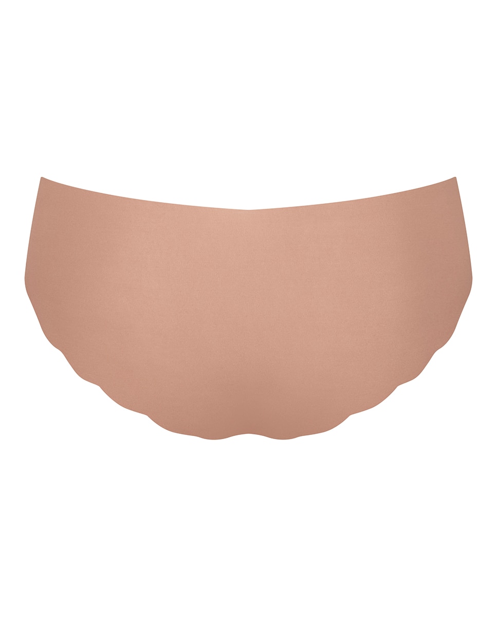 Cueca Hipster sem Costuras e em Modal Sustentável Castanho-claro-5