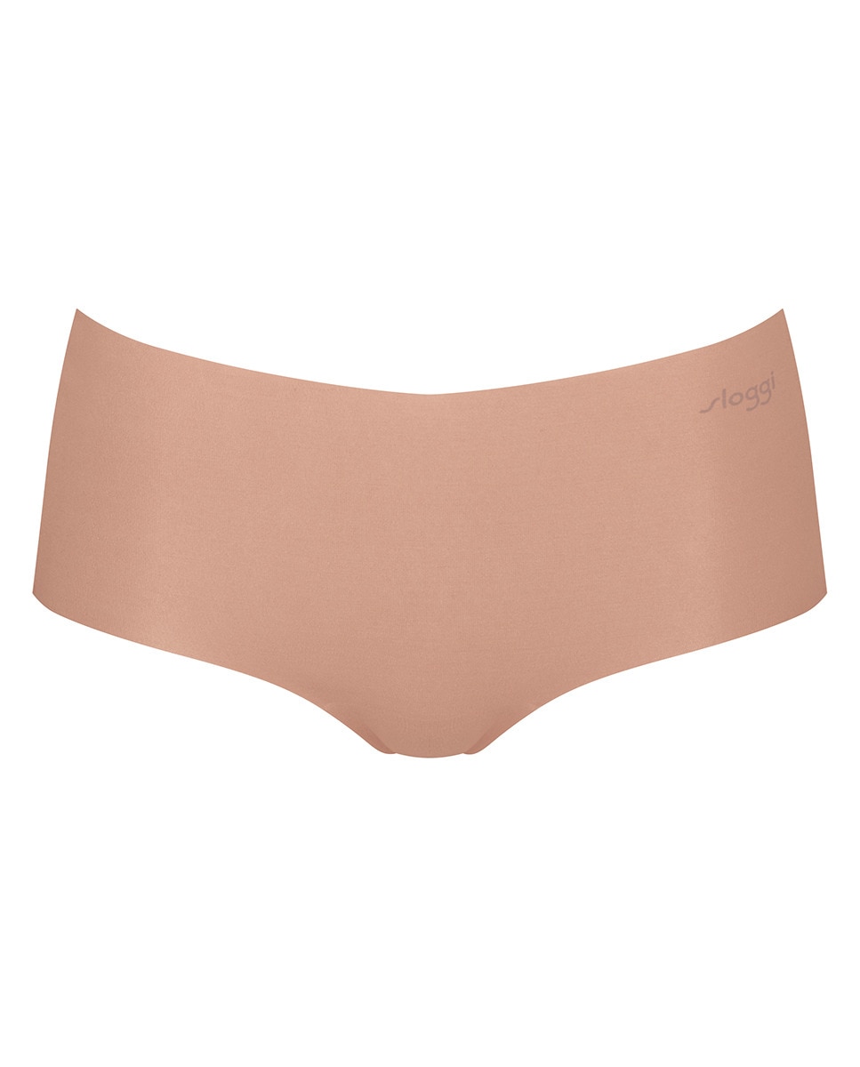 Cueca Tipo Calções sem Costuras e em Modal Sustentável Castanho-claro-4