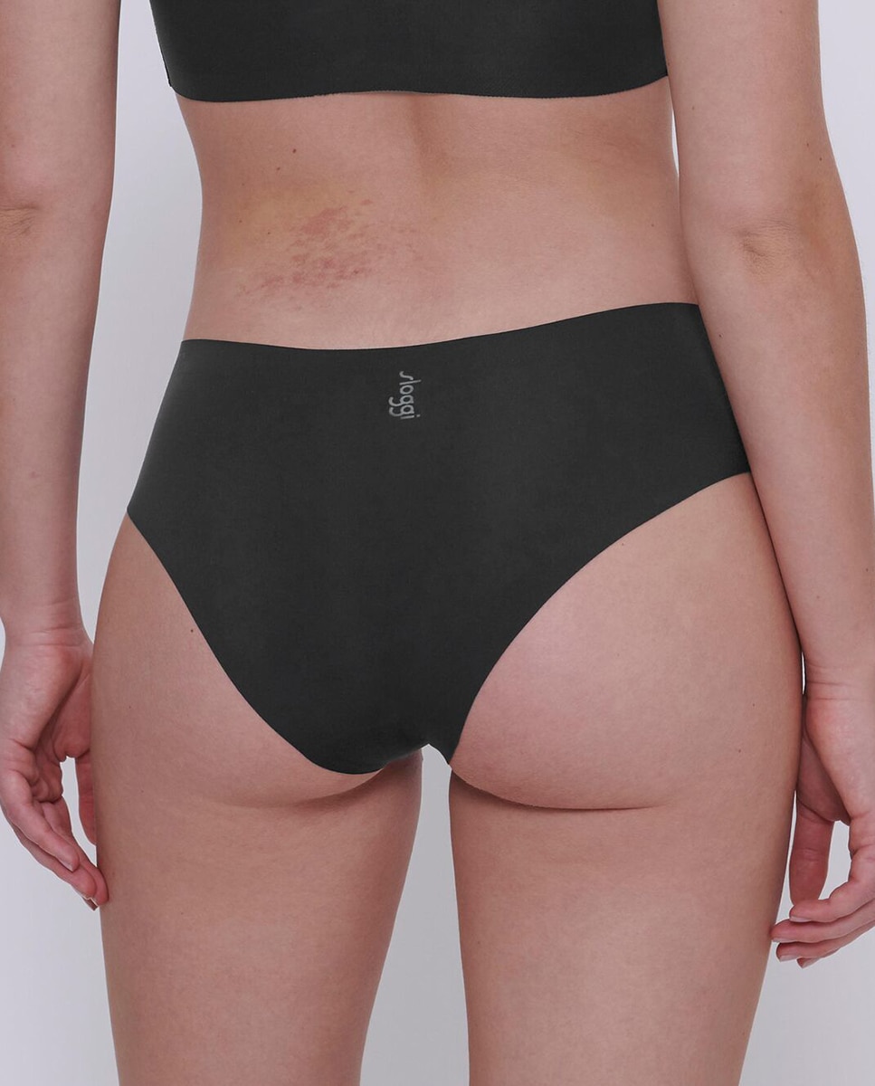 Braga tipo Hipster sin costuras - Sloggi - Negro Negro-2