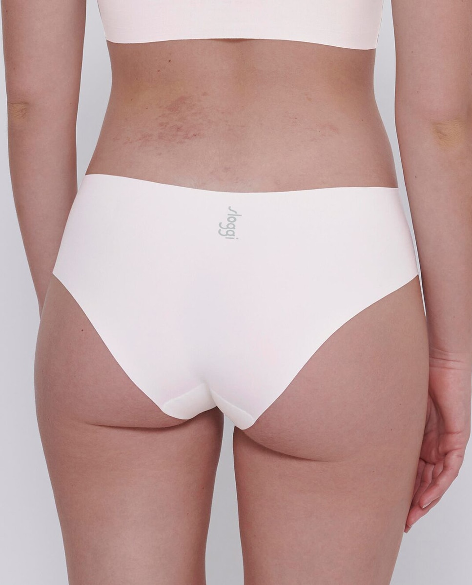 Braga tipo Hipster sin costuras - Sloggi - Blanco Blanco-2