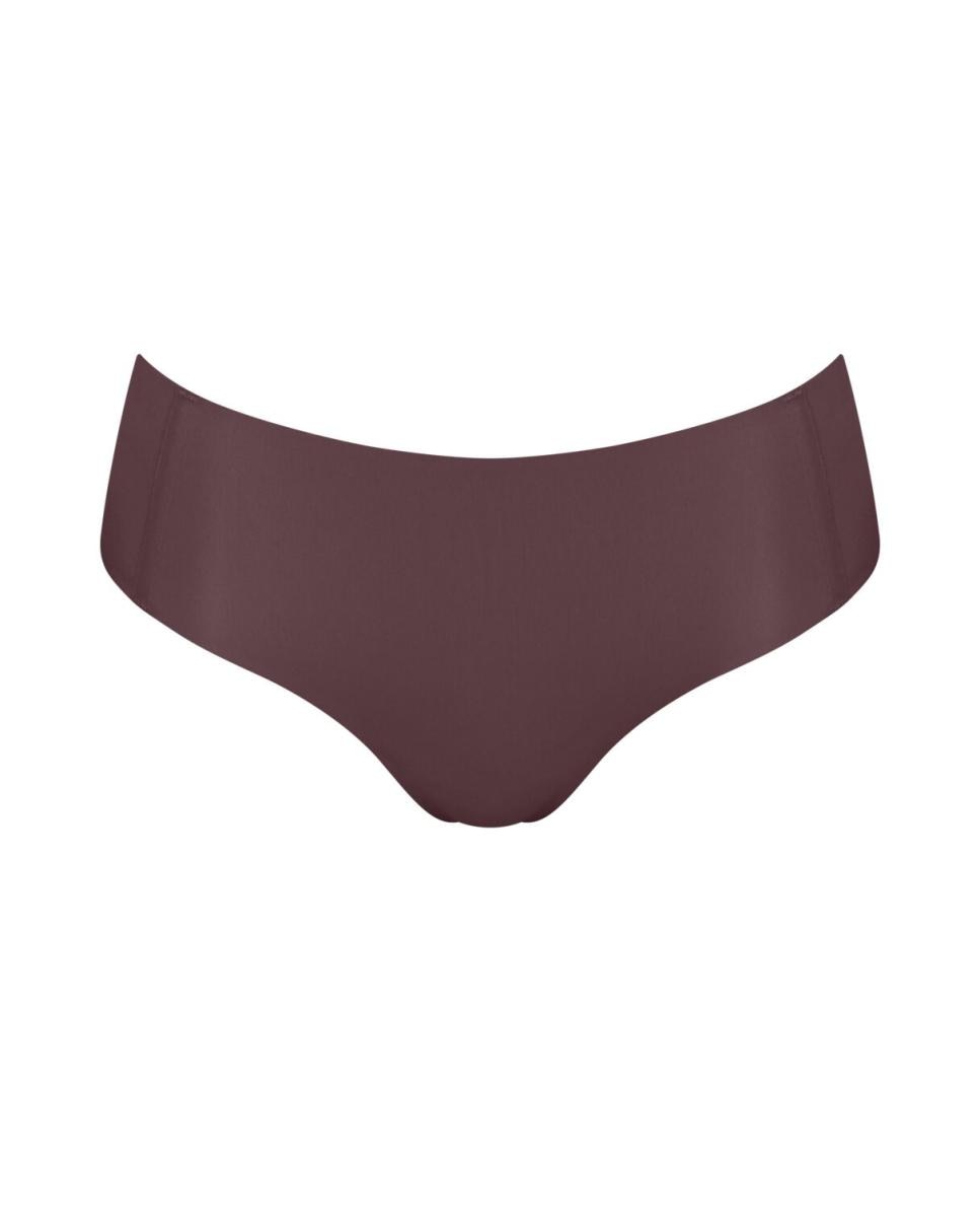 Cueca Tipo Hipster sem Costuras Castanho-escuro-4