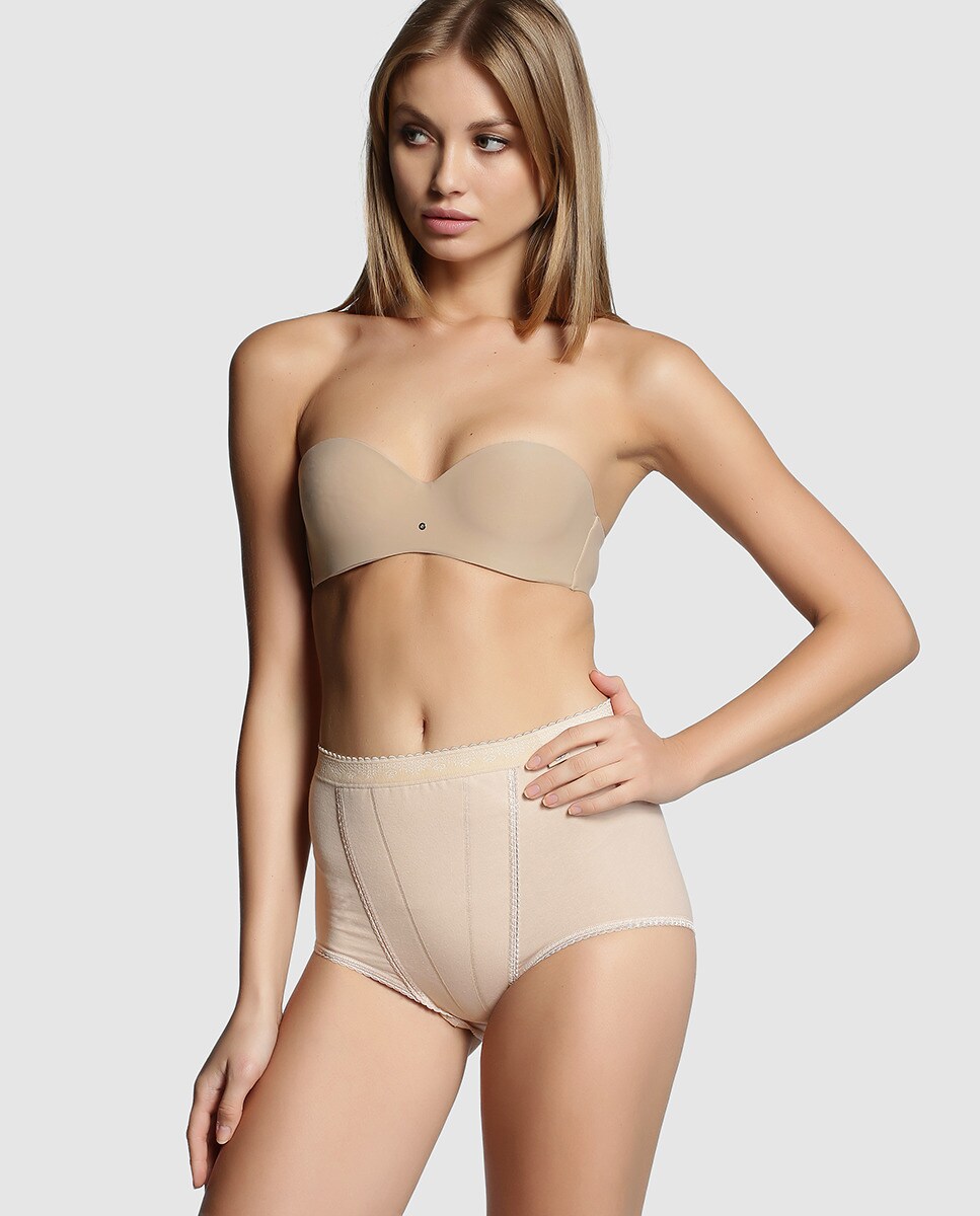 Pack de duas cuecas shapewear Natural-3