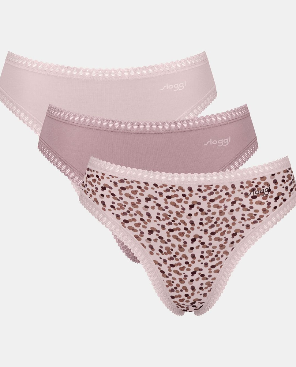 Pack de bragas estilo tai - Sloggi - Beige Beige-5