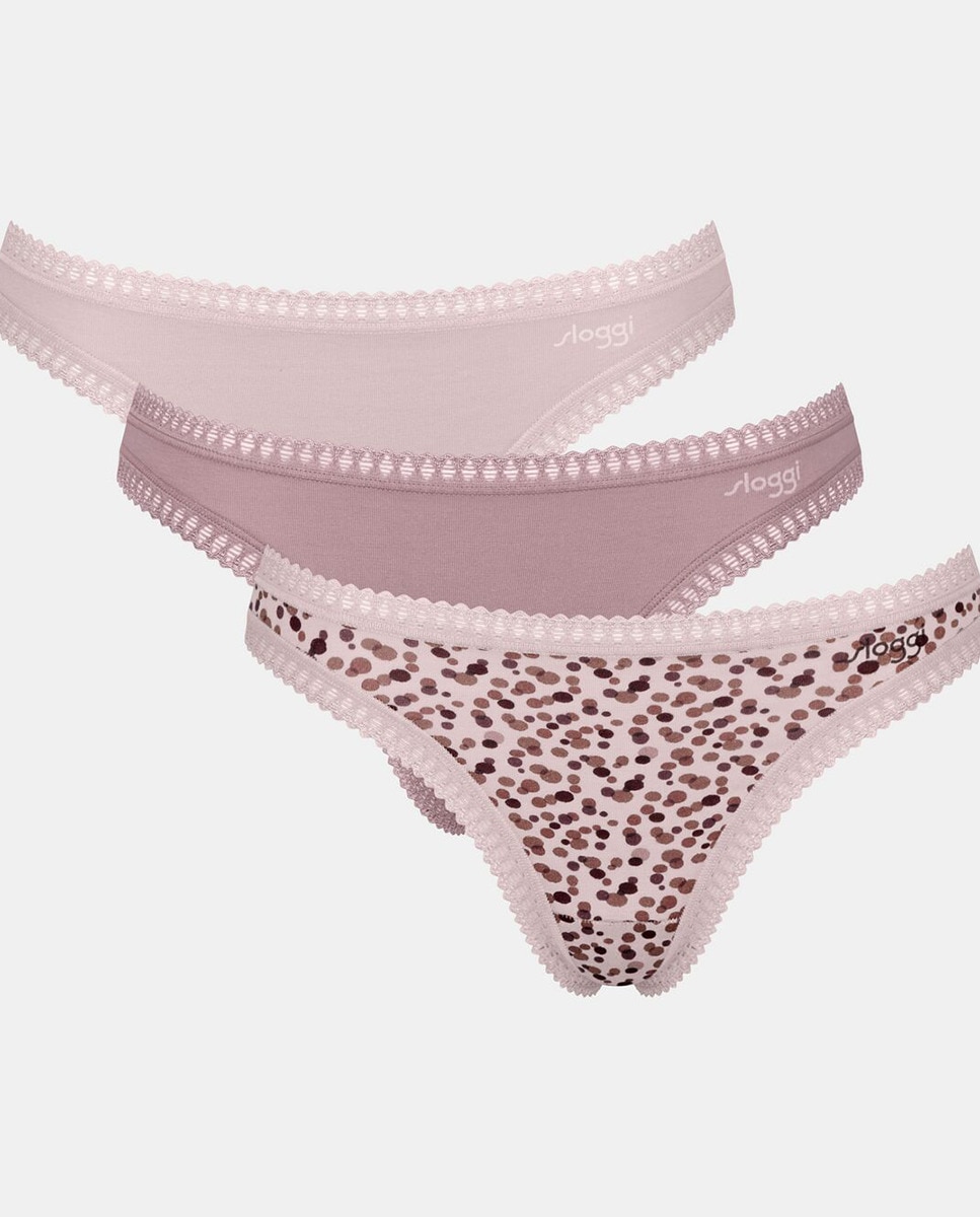 Pack de Cueca Tipo Tanga Rosa-5