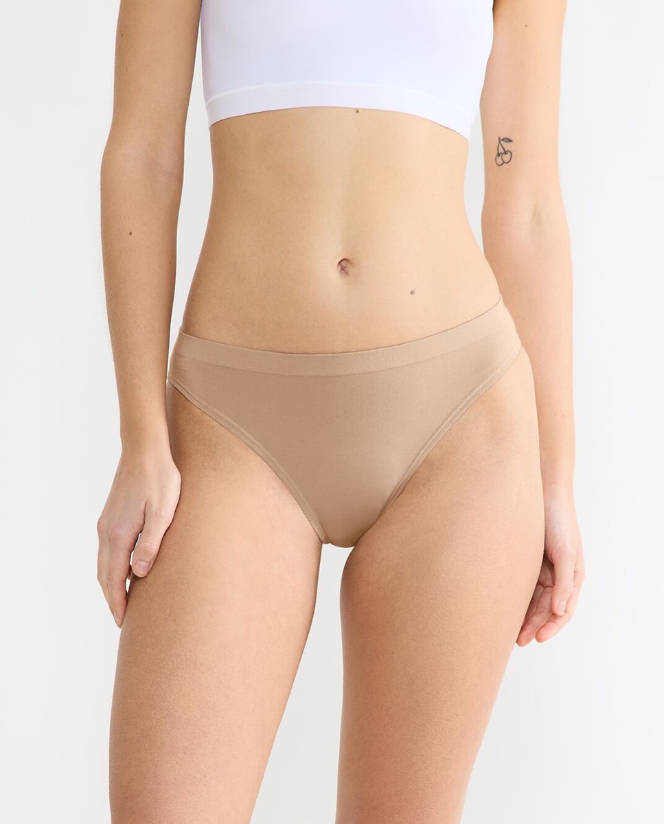 Pack de Cueca de Perna Alta Nude-1