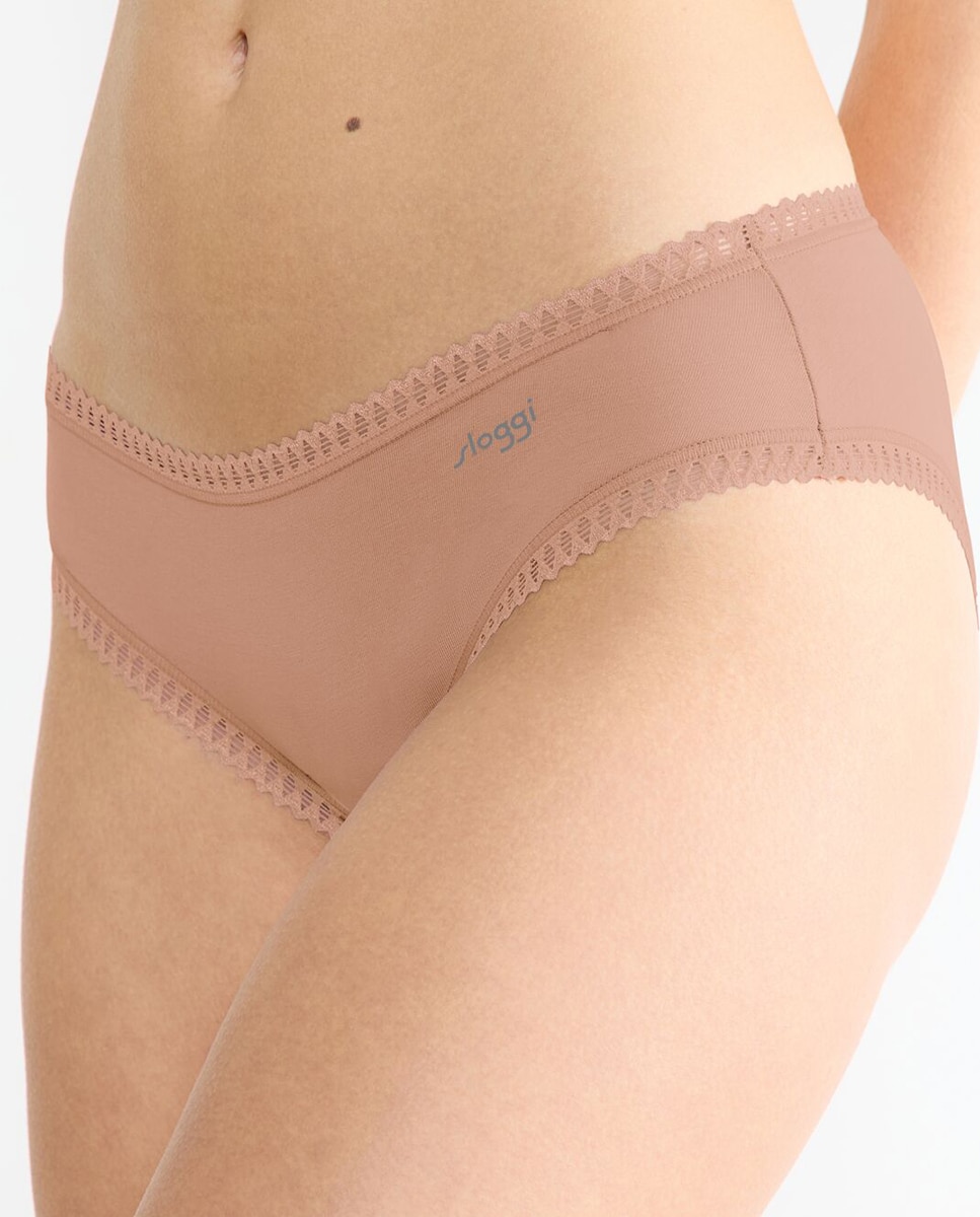 Pack braga hipster - Sloggi - Nude Nude-3