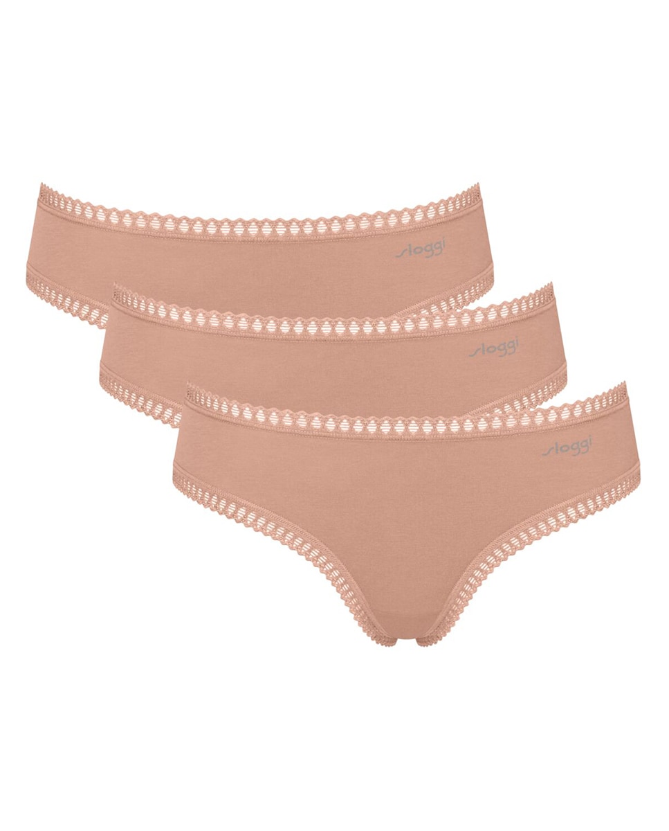 Pack braga hipster - Sloggi - Nude Nude-4