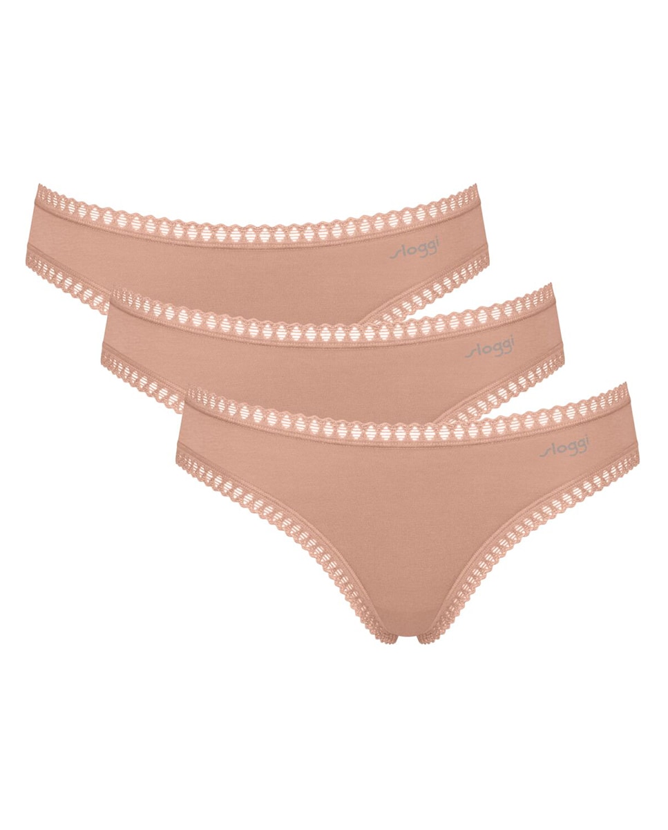Pack braga mini - Sloggi - Nude Nude-4