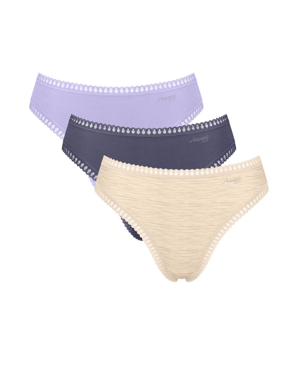 Pack de bragas estilo tai - Sloggi - Morado Morado-4