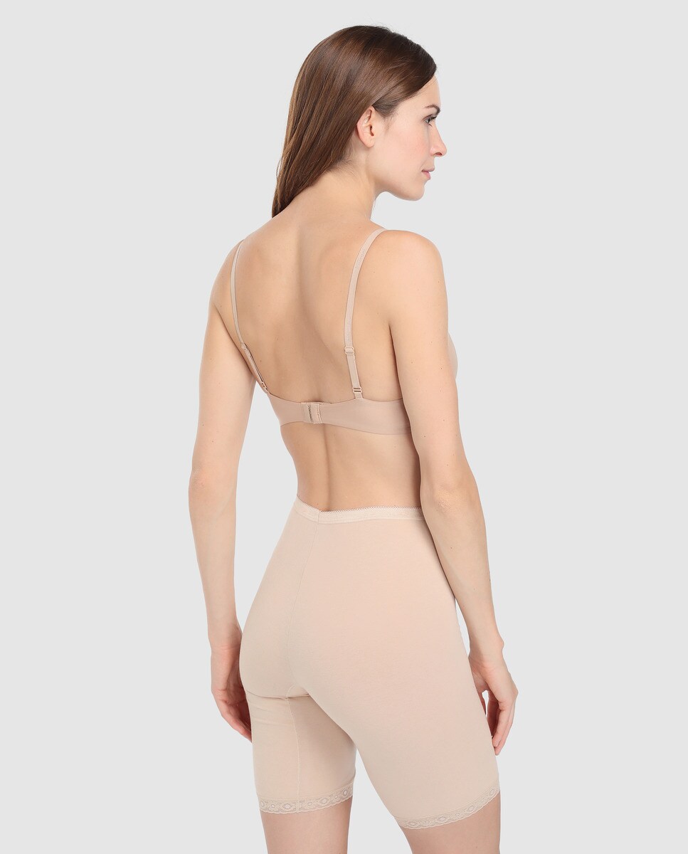 Cueca tipo calça Slw Basic com renda Natural-2