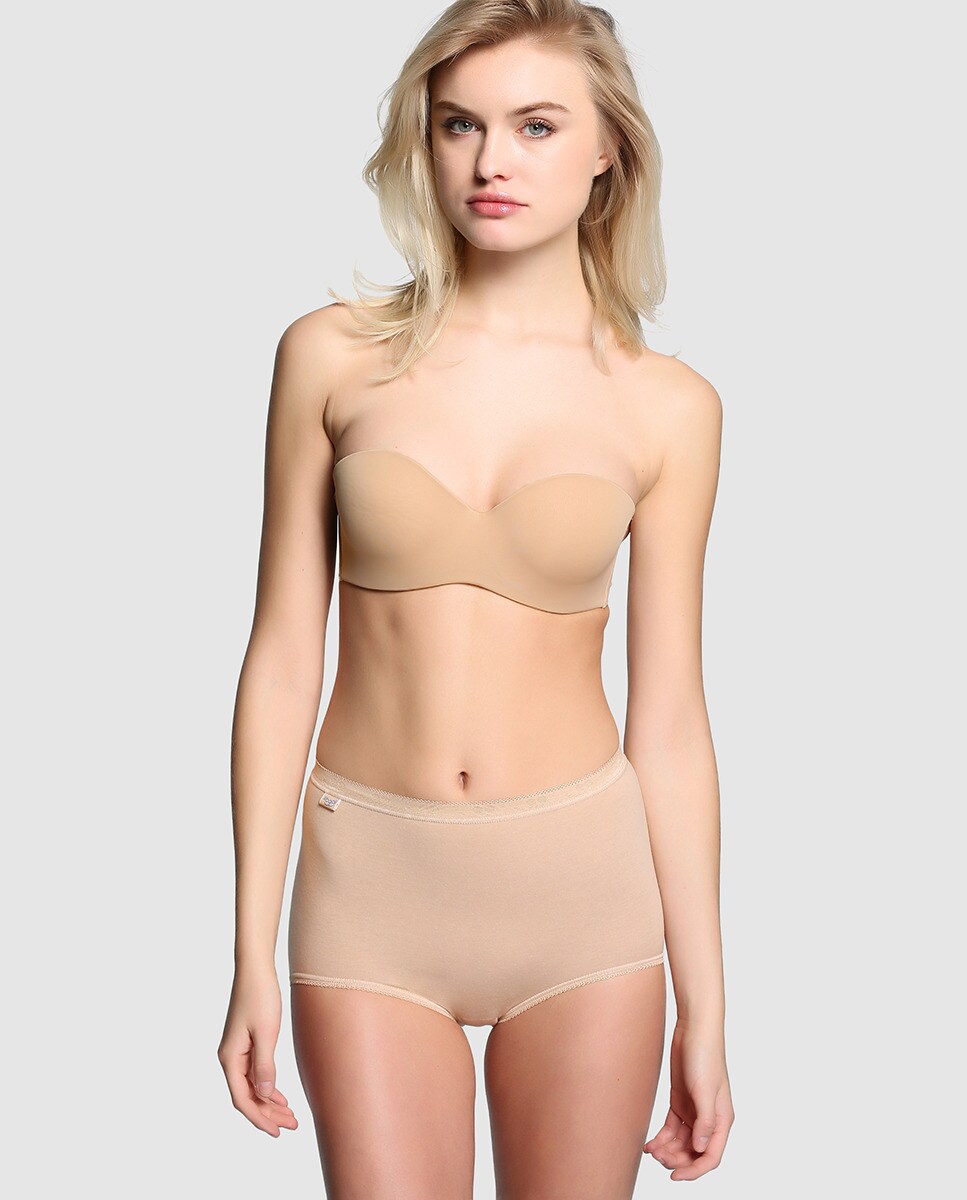 Braga blanca Sloggi - Beige Beige-3