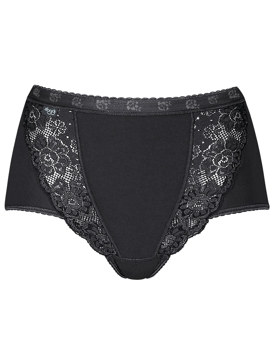 Cuecas brancas Sloggi Preto-3