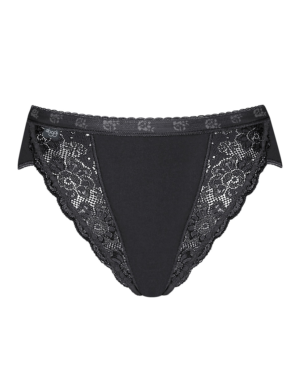 Cuecas brancas Sloggi Preto-1