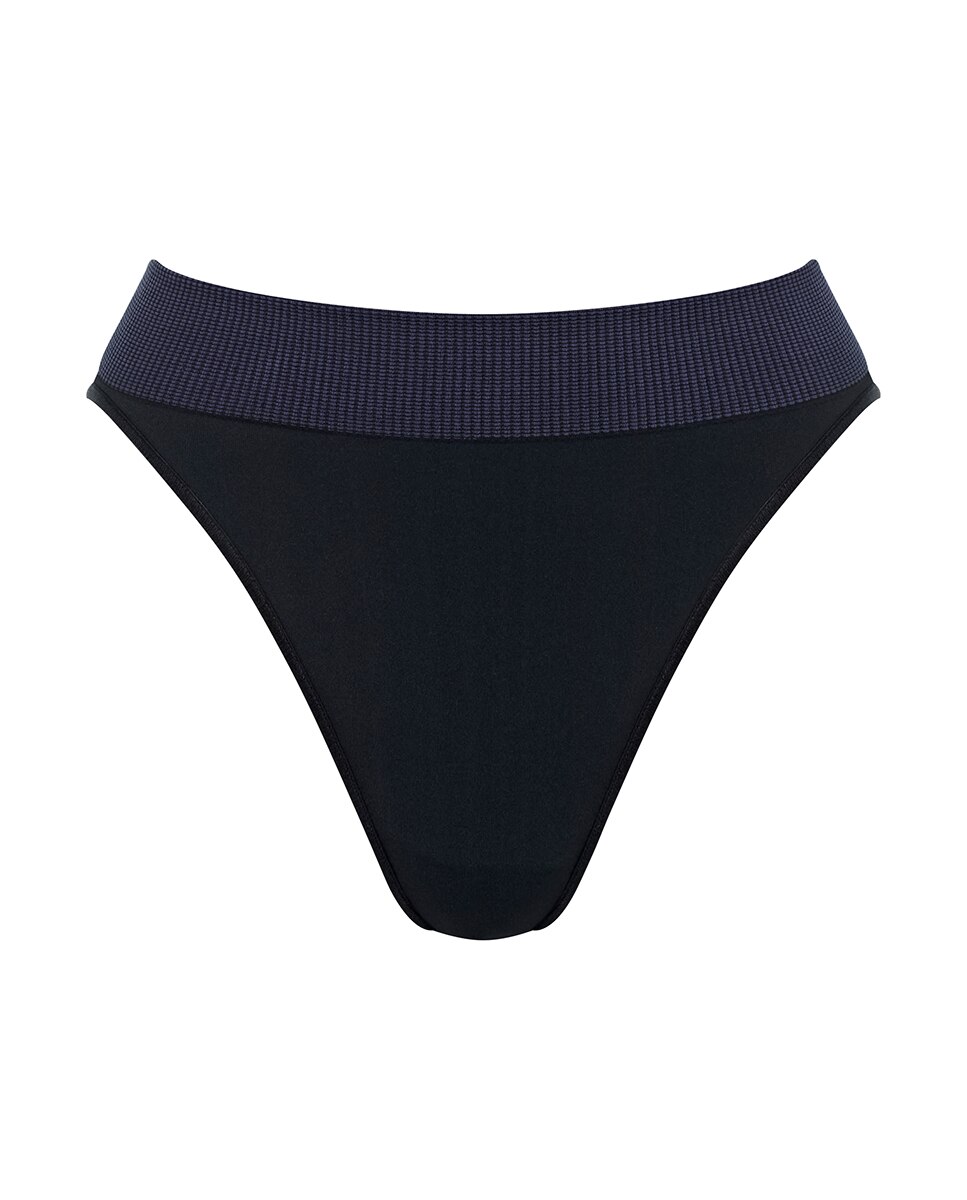 Cueca Tai Concebida com Tecido Inovador com Cápsulas de Aloé Vera Preto-4