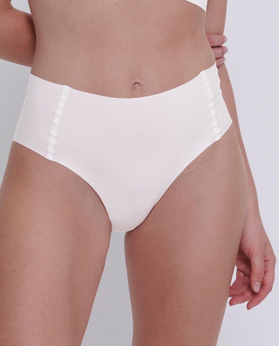 Braga con talle alto - Sloggi - Blanco Blanco-1