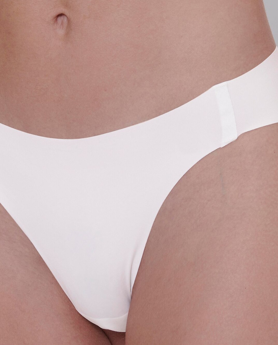 Braga High leg sin costuras - Sloggi - Blanco Blanco-3