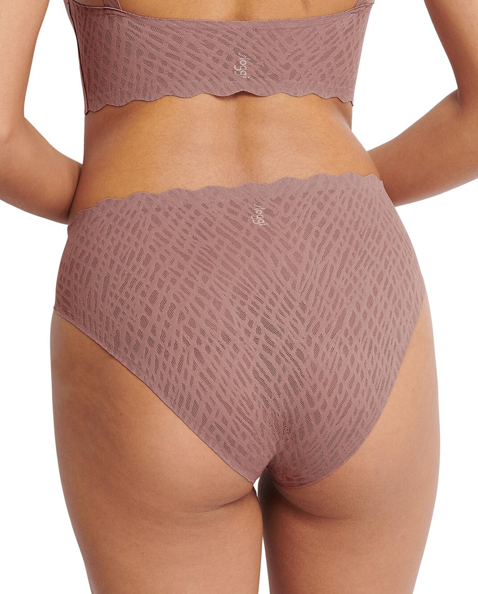 Cueca de Perna Alta Castanho-claro-2