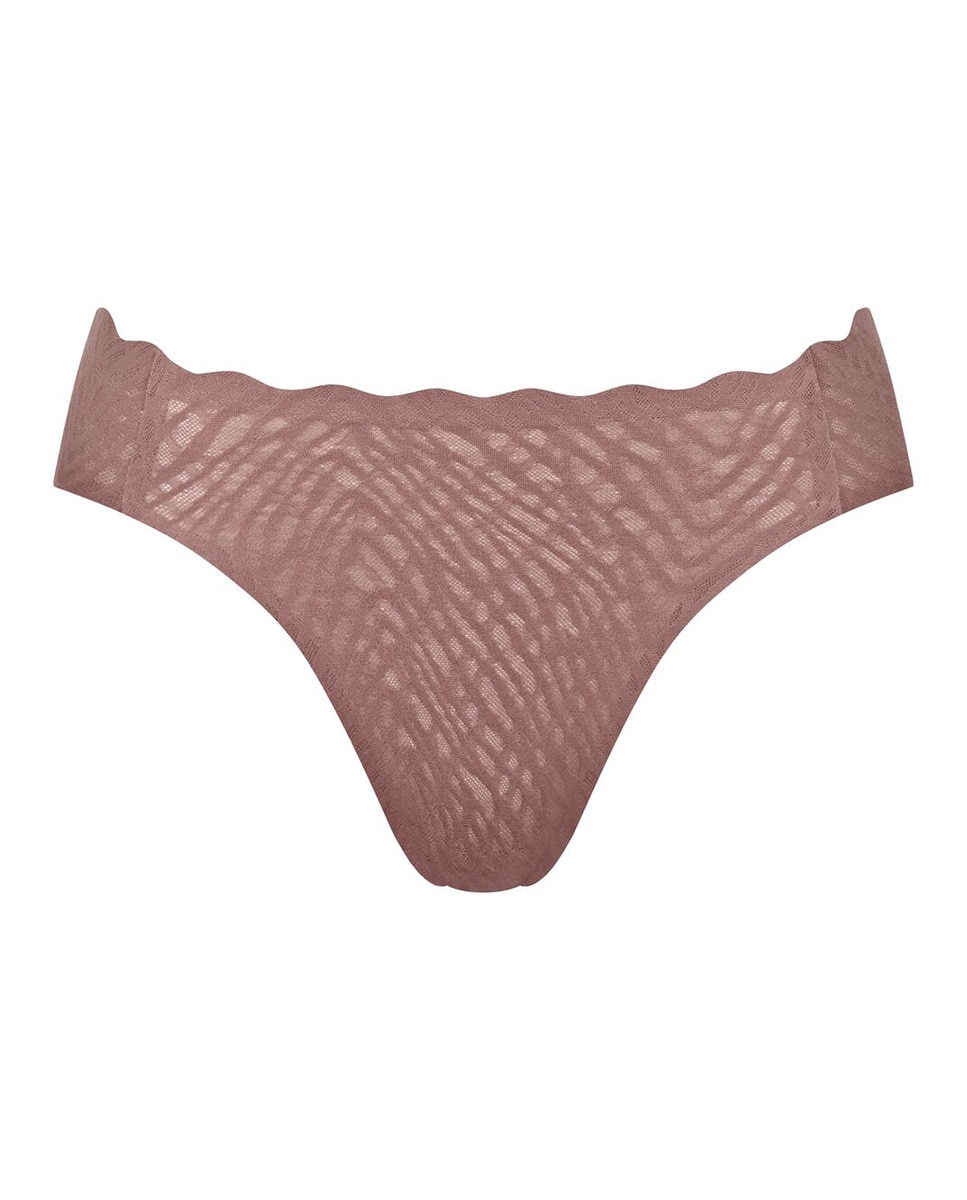 Cueca de Perna Alta Castanho-claro-5