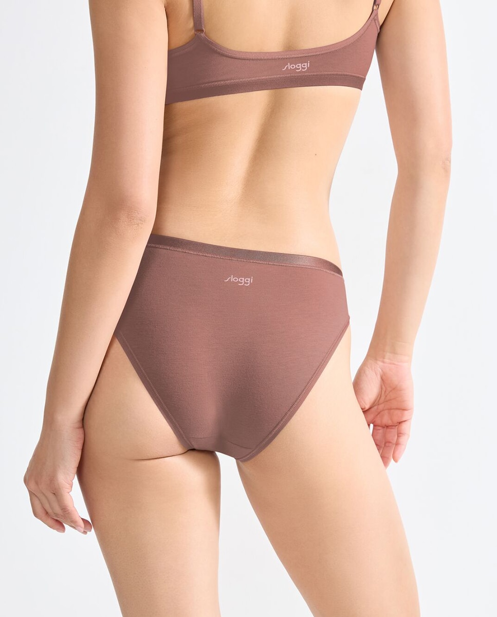 Cueca Tipo Mini Castanho-claro-2