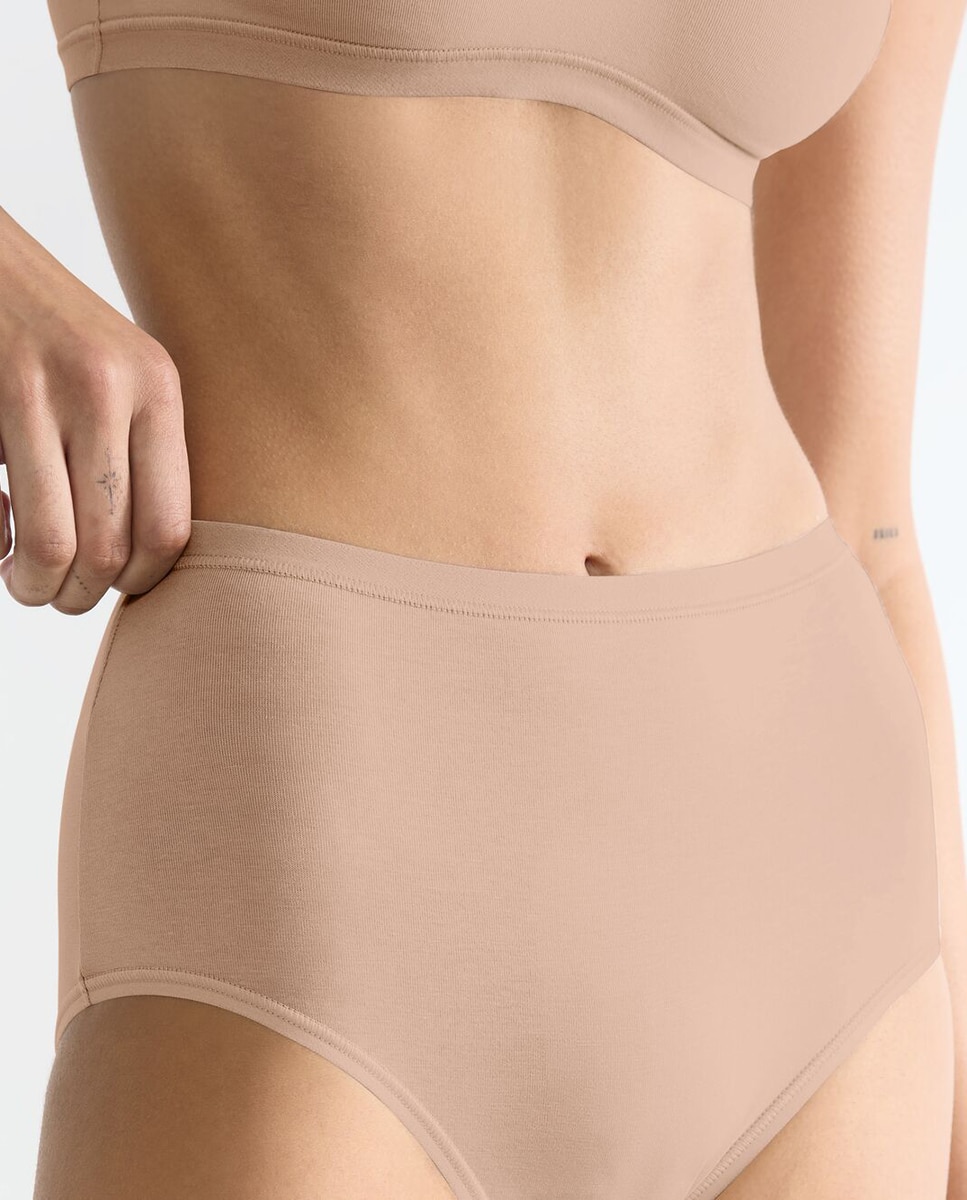 Cueca de Cintura Subida Nude-3
