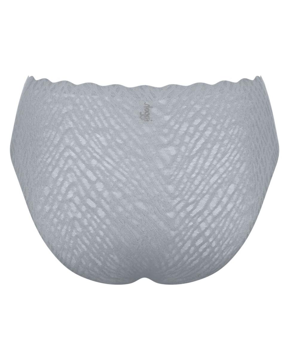Cueca de Perna Alta Cinzento-claro-5