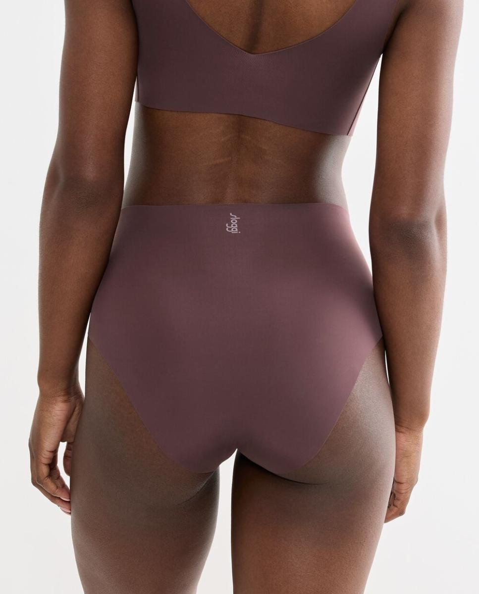 Cueca com Cintura Subida Castanho-escuro-2