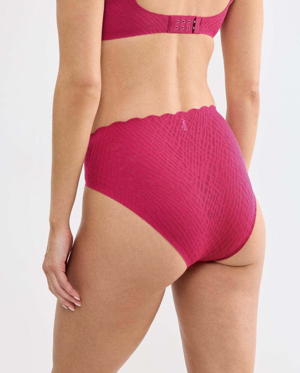 Cueca de Perna Alta Vermelho-2