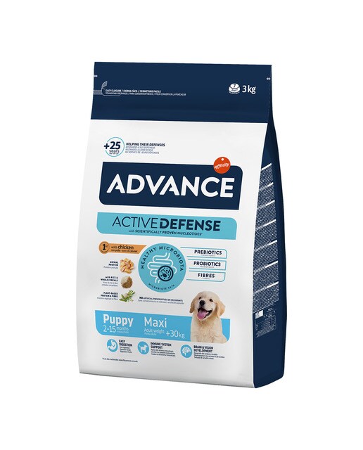 Advance - Pienso para perros cachorros grandes Advance pollo