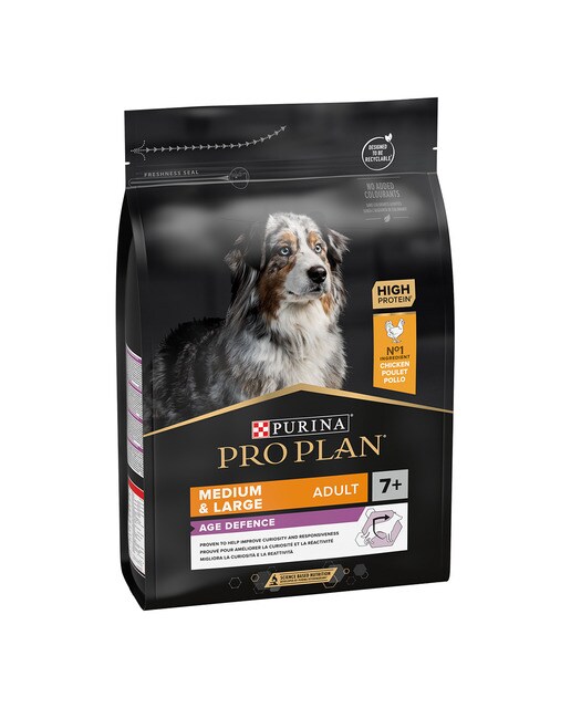 Purina Pro Plan - Pienso para perros adultos y sénior +7 medianos y grandes Purina Pro Plan Age 3 kg