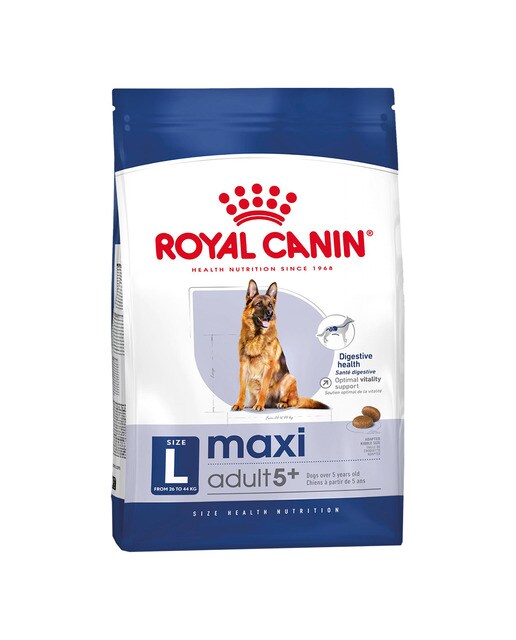 Royal Canin - Pienso para perros adultos y sénior Royal Canin Maxi +5 15 kg