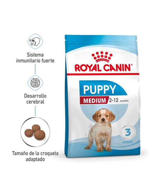 Pienso para perros cachorros raza mediana Royal Canin 2
