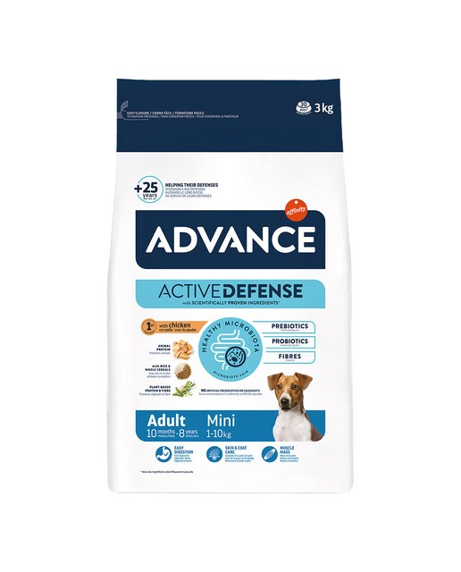 Imagen 3 de Pienso para perros adultos minis Advance pollo y arroz