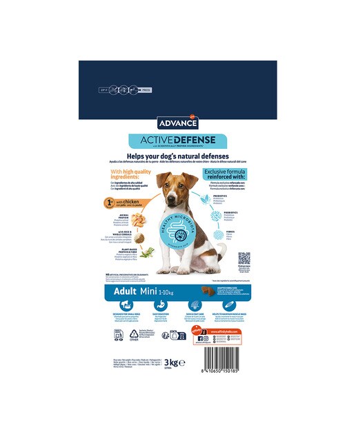 Imagen 4 de Pienso para perros adultos minis Advance pollo y arroz
