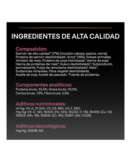 Pienso para perros cachorros medianos Purina Pro Plan Sensitive Skin salmón 3 kg 4