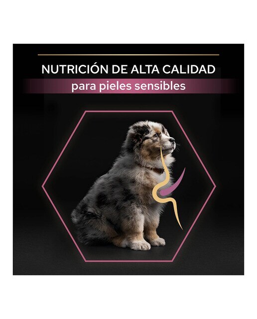 Pienso para perros cachorros medianos Purina Pro Plan Sensitive Skin salmón 3 kg 7