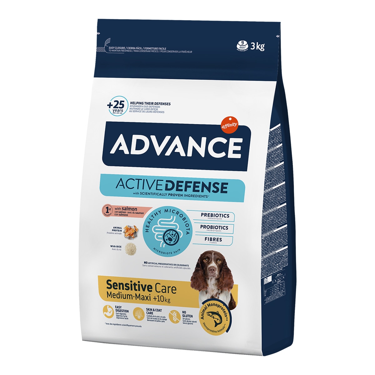 Advance - Pienso para perros medianos y grandes Advance Sensitive salmón y arroz.
