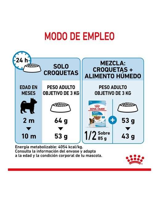 Pienso para perros cachorros Royal Canin X-Small 6