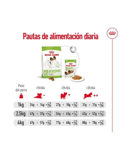 Pienso para perros adultos Royal Canin X-Small 4