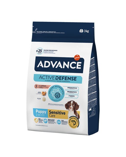 Advance - Pienso para perros cachorros Advance Sensitive salmón y arroz