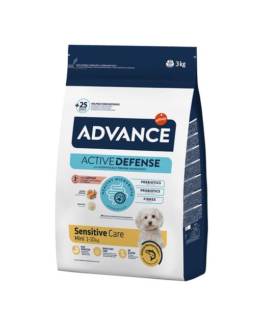 Advance - Pienso para perros adultos minis Advance Sensitive Care salmón y arroz