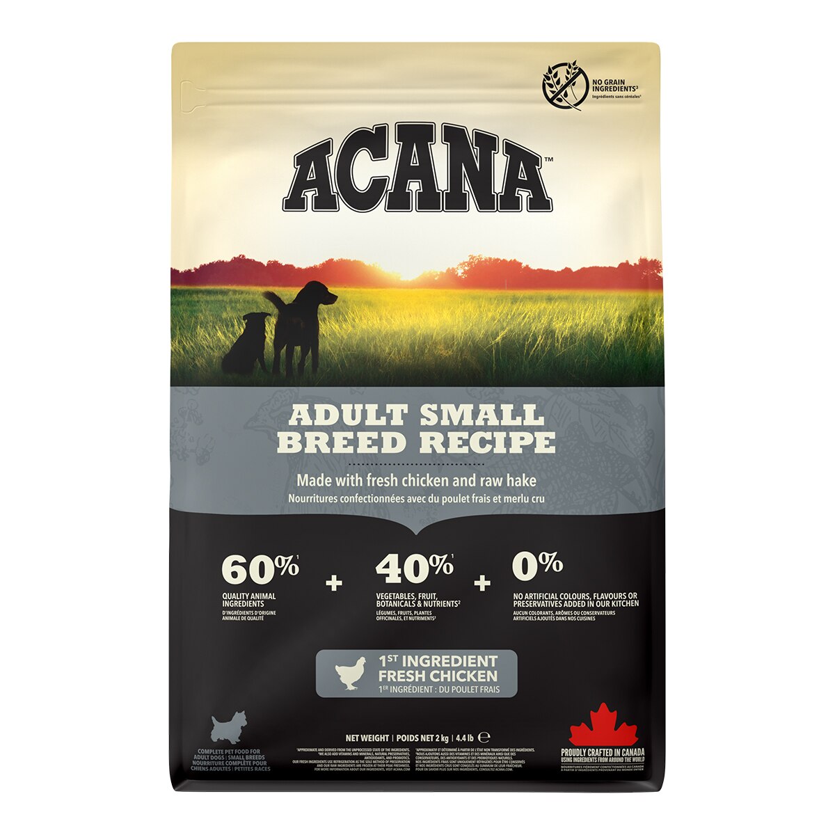 Acana – Pienso para perros adultos Pequeños sabor pollo Acana. 2 Kg