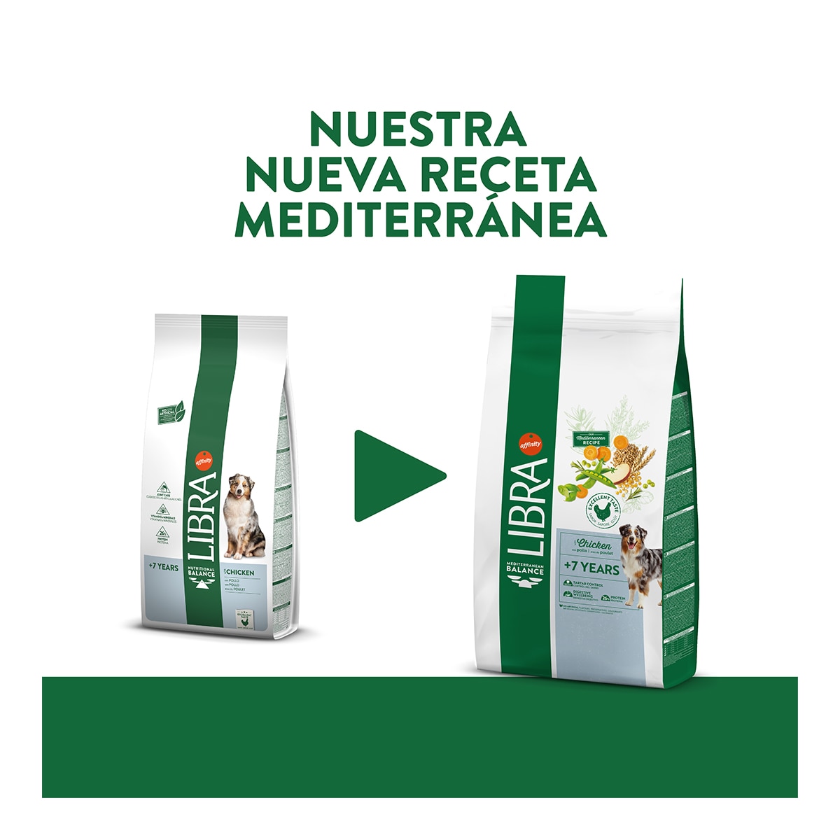 Imagen 2 de Pienso para perros sénior +7 Libra pollo