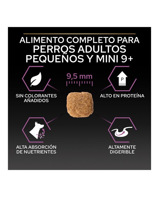Pienso para perros sénior +9 Purina Pro Plan Small & Mini Age 3 kg 6