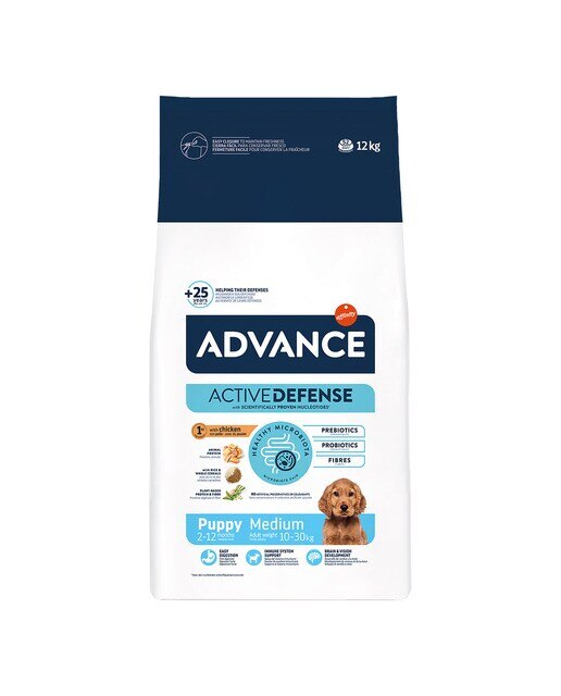 Pienso para perros cachorros medianos Advance pollo 3