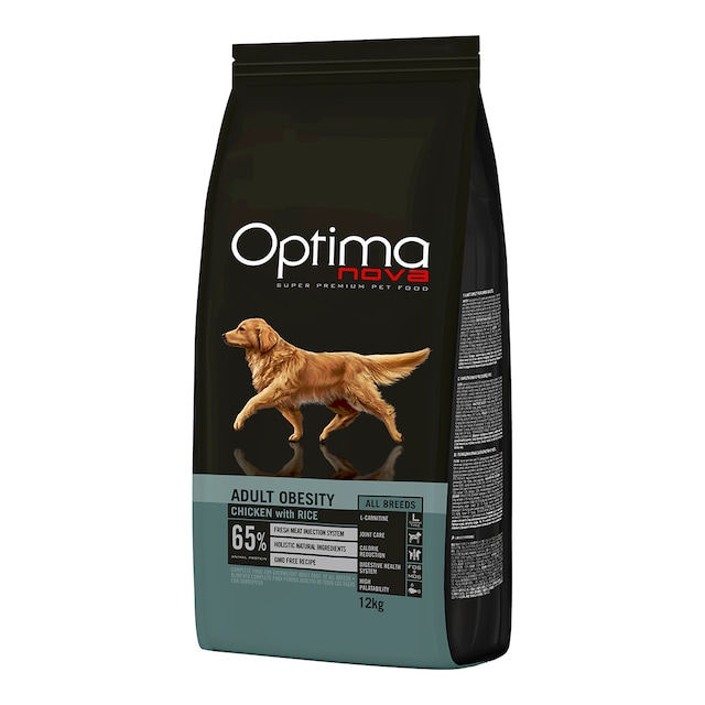 Pienso para perros Optima Nova Adult Obesity pollo y arroz