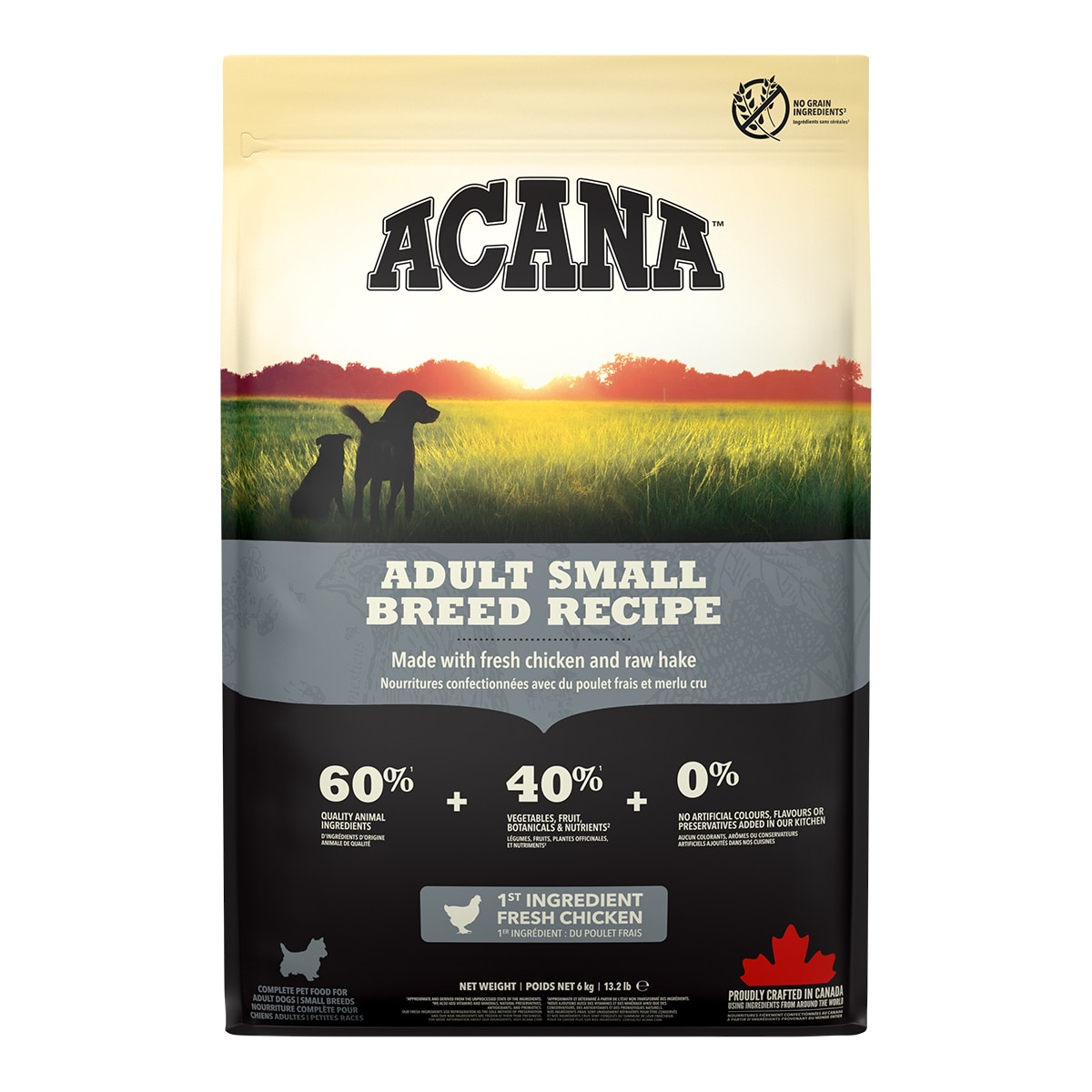 Acana – Pienso para perros adultos Pequeños sabor pollo Acana. 6 Kg